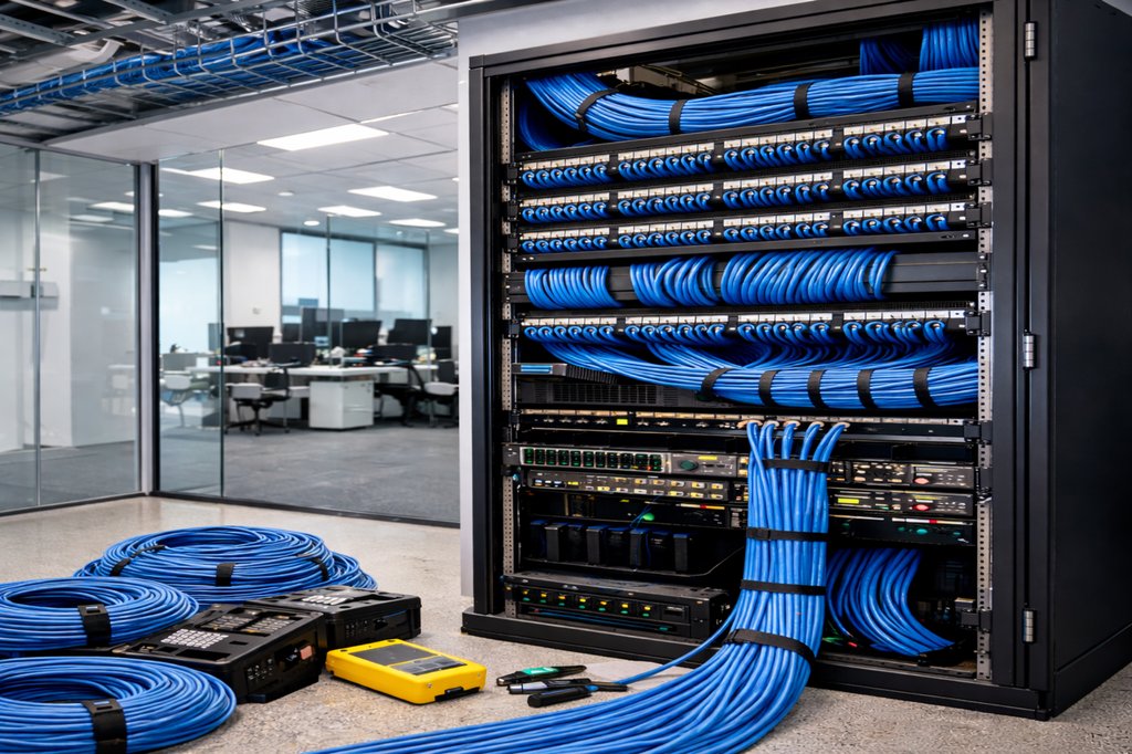 Structured Cabling Installation for Commercial & Office